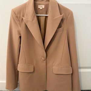 Camila Coelho Morena Blazer Nude Toffee